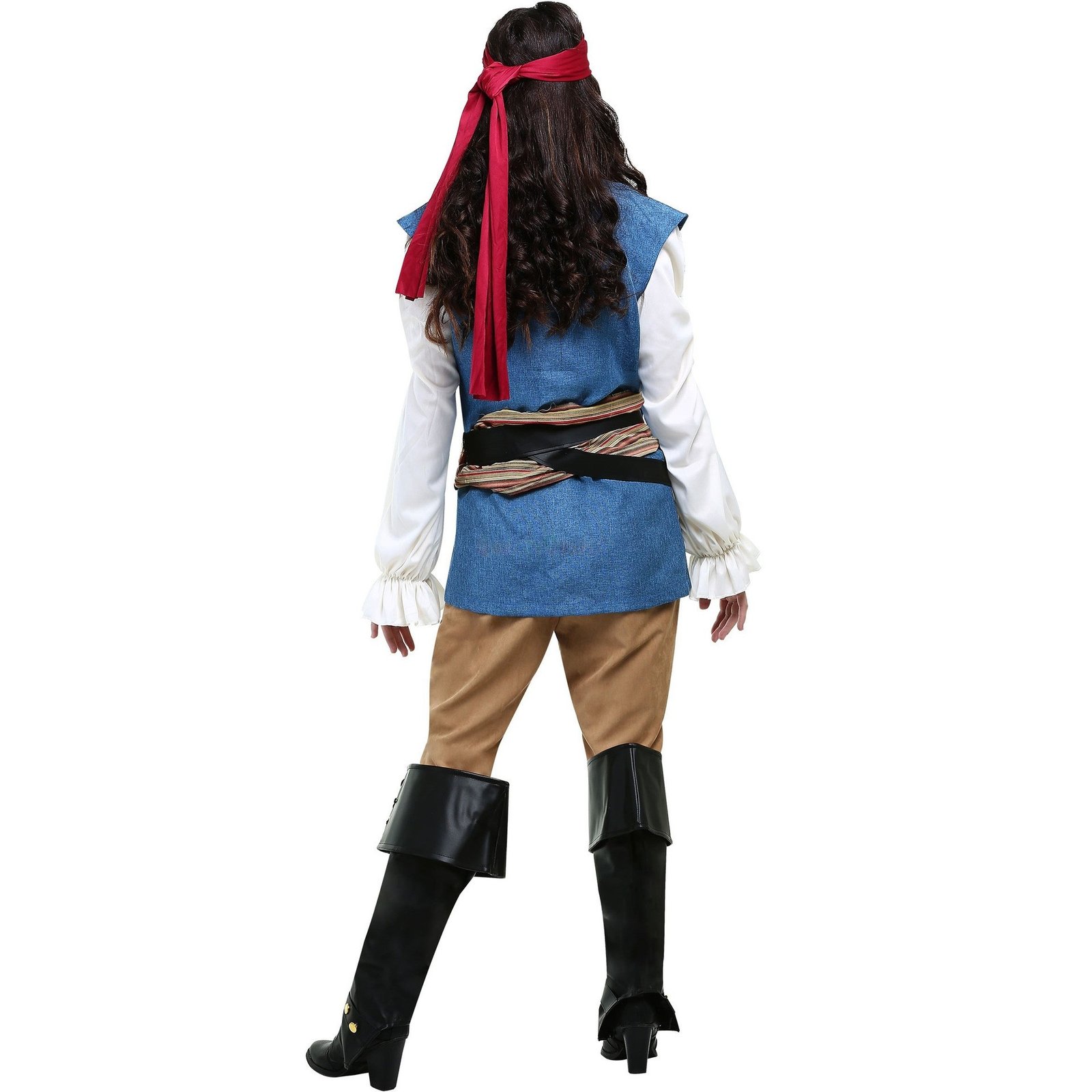 Couples Matching Pirates of the Caribbean Captain Sailor Halloween Cosplay Costume - Image 4