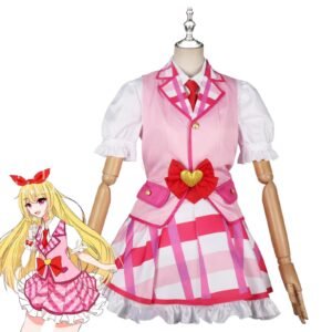 Aikatsu! Ichinose Hoshimiya Girl Cosplay Uniform Costume