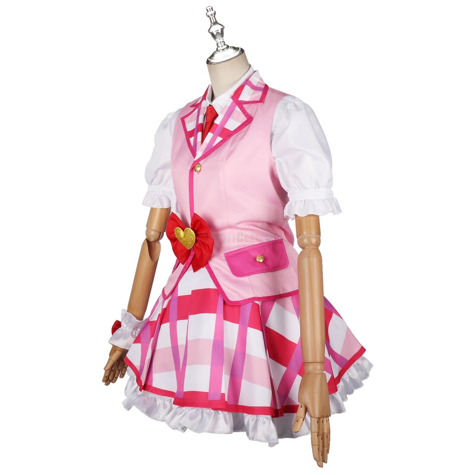 Aikatsu! Ichinose Hoshimiya Girl Cosplay Uniform Costume - Image 9